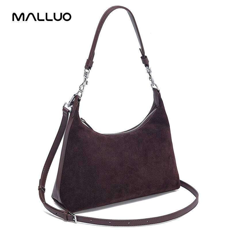 Women's Frosted Cow Leather Shoulder Bag Female Retro Casual Cowhide Handbags Ladies Fashion Designer Bags For Lady New Suotong0917 suotong2509