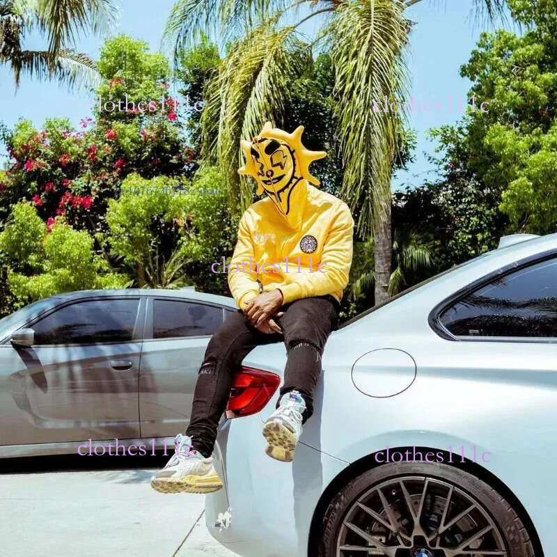 Men's Hoodies Sweatshirts Y2k Yellow Star Lace Cardigan Men Women American Autumn Sweatshirt Campus Style Personality Casual Hoodie Jacket 231010