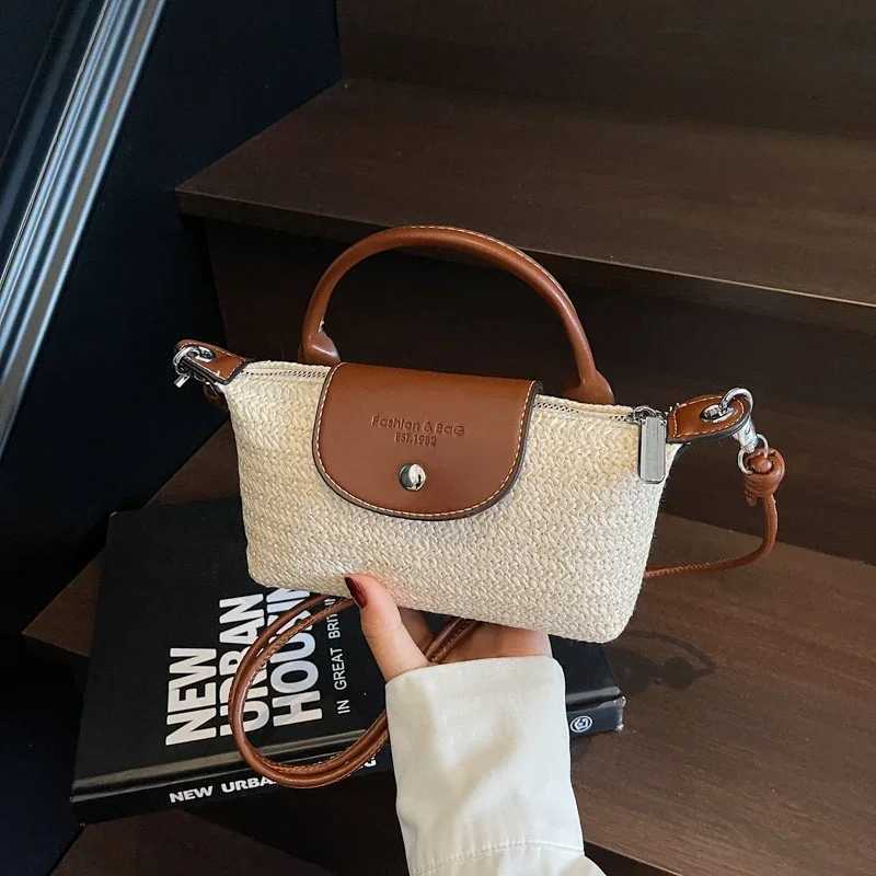 2025 Simple Yet Stylish Shopper Tote Bag With Large Capacity Solid Color And Crossbody Strap OptionW250926