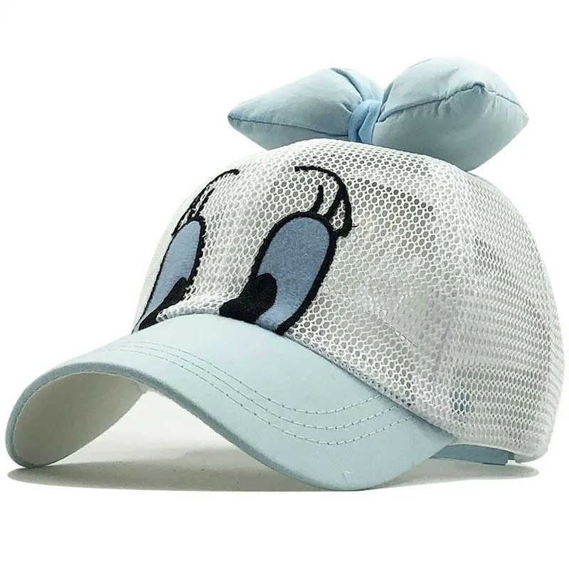 Disney Creative Donald Duck Childrens Summer New Cute Cartoon Shape Going Out Fashionable Portable Mesh Breathable Baseball Cap H250926