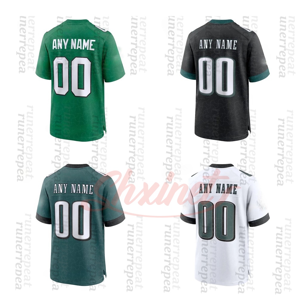 26 Saquon Barkley Jalen Hurt 2025 Olive Salute to Service Football Jersey Brown Caer DeVonta Smith Jason Kelce Kenny Pickett Cooper DeJean Huff Lane Johnson Mailata