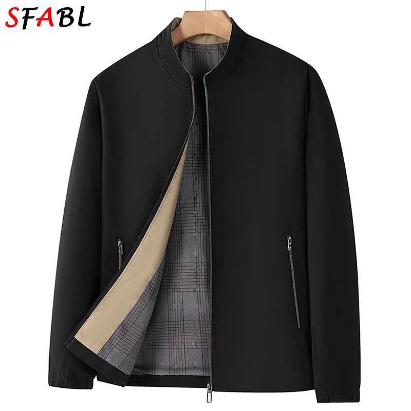 Solid Color Jacket Men Casual Jacket Spring Autumn Mens Jackets Slim Fit Luxury Full Zip Up Coats Male Outerwear Zipper Pockets W250926