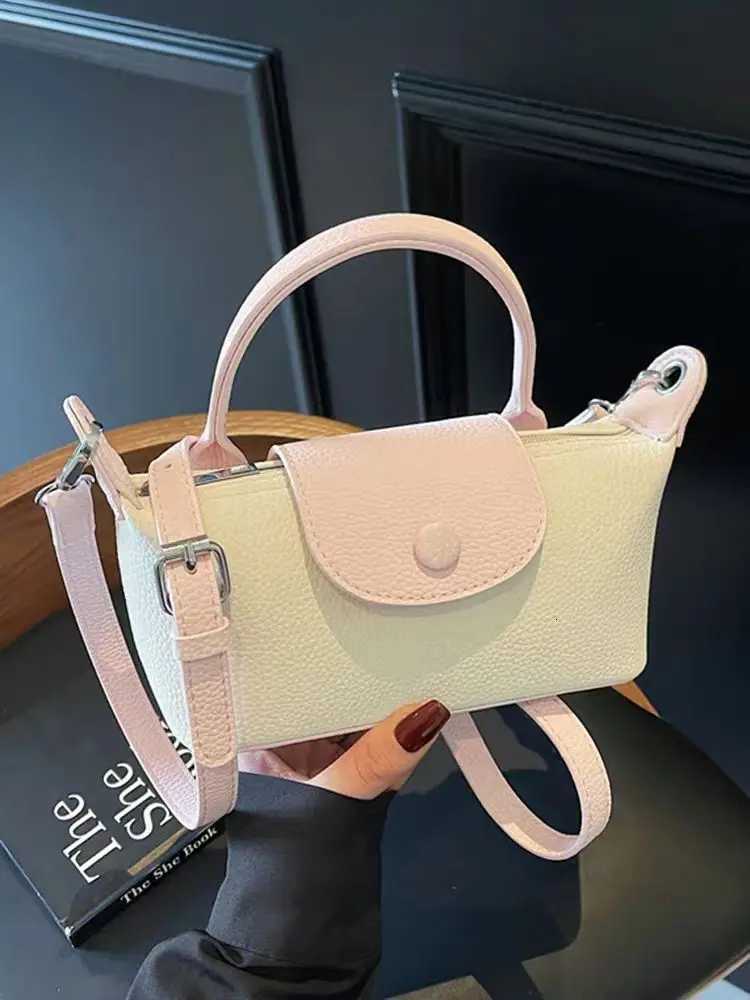 Fashion Contrast Mini Dumpling Crossbody Bag for Women 2025 New High Quality Shoulder Bags black Pink HandBag PursesW250926