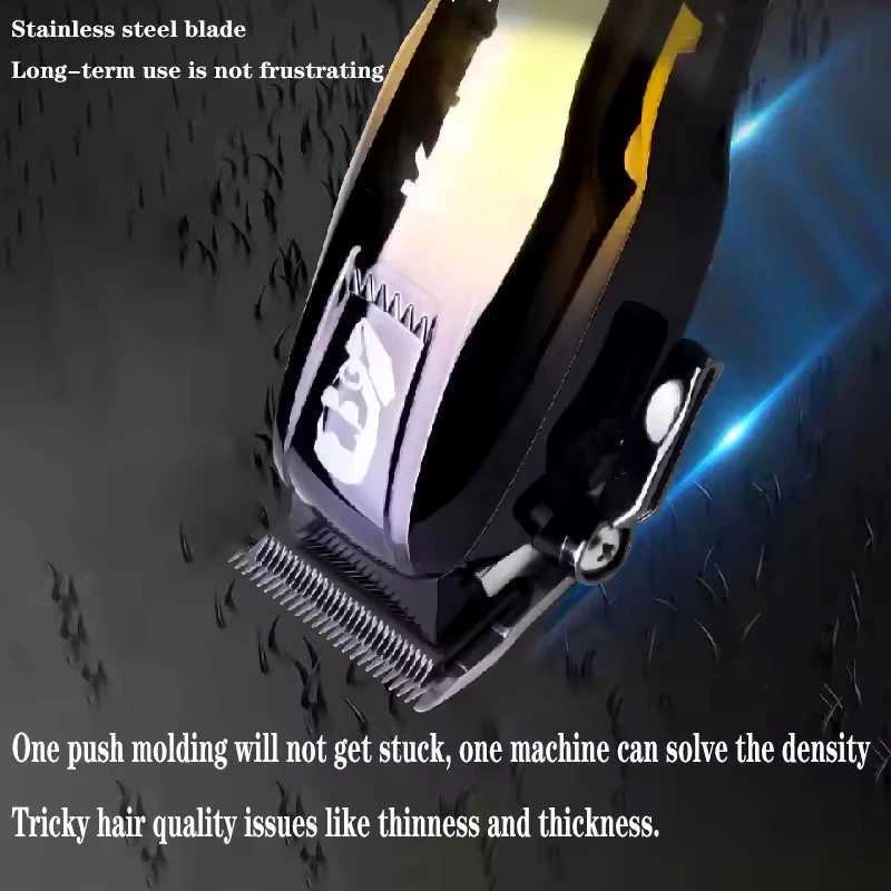 Kemei Electric Hair Trimmer for Men Professional Hair Clipper Cordless Trimmer USB Rechargeable Hair Cutting Machine KM709A R250926