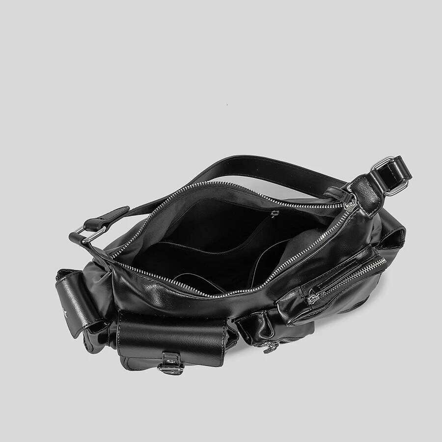 Women's Y2K New Locomotive Package Designer Handbags Purses Fashion Large Capacity Multiple Pockets Shoulder Underarm Bag