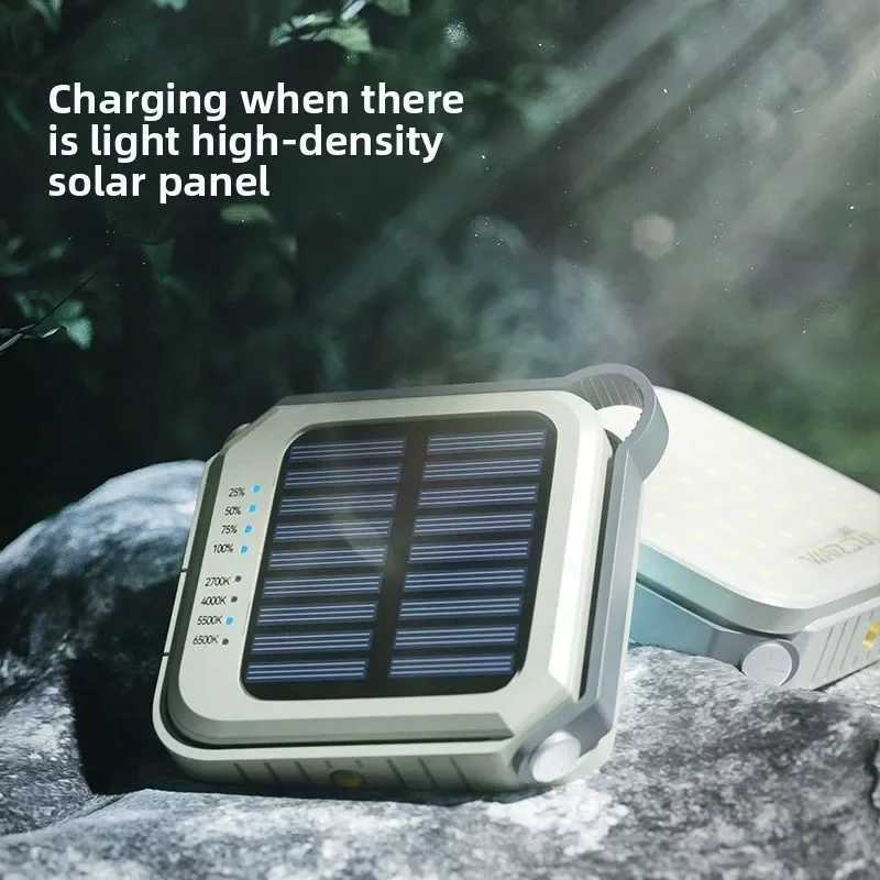 4800mAh Solar Camping Light CP36 Portable Power Bank Tent Lantern 48Hrs Runtime USB Rechargeable Emergency Light124 C250925