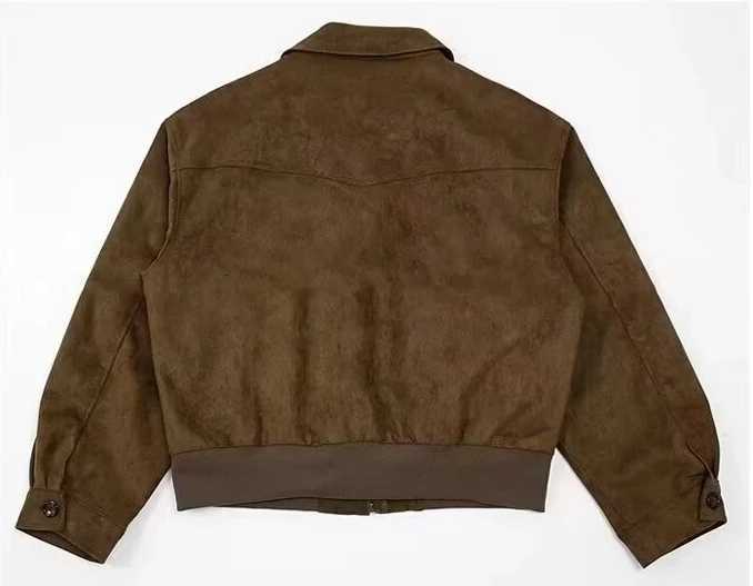 Korean Version New Jacket Suede Mens Coat Autumn Lapel Leather Jacket Mens Flight Suit Motorcycle Jacket Mens Autumn Jacket W250926