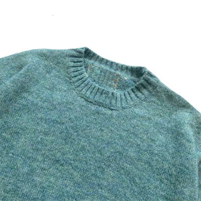 Vintage Hirata Loose Bone Skeleton Knitted Casual Sweater Men Printing Long Sleeve Japan Pullover Annual Jia Brand Y2k W250926