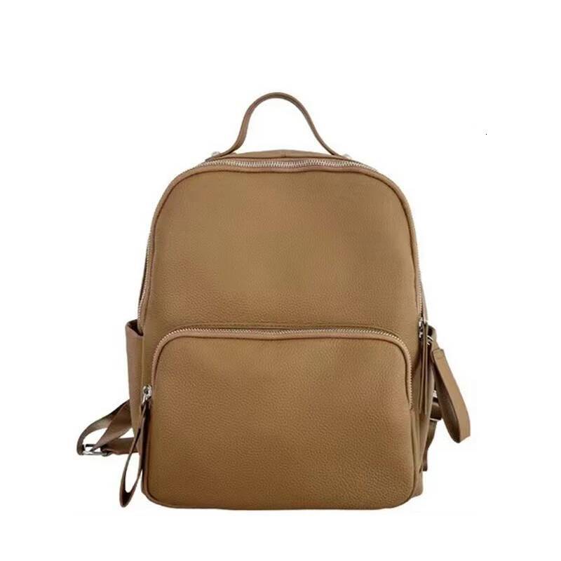 New Fashion Brand Cow Genuine Leather Women Backpacks Female Ladies Girl Student Korean Casual Designer Backpack high-quality