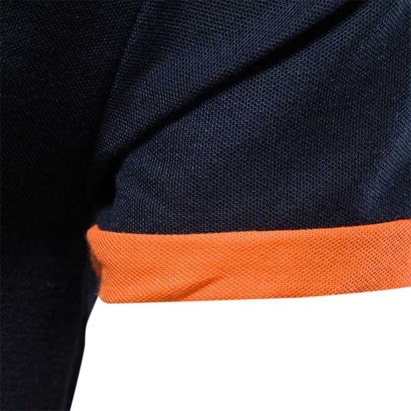High-Quality luxcury Mens Streetwear Polo T-Shirt Easy-Care Material & Breathing Design Perfect For Work Outfits