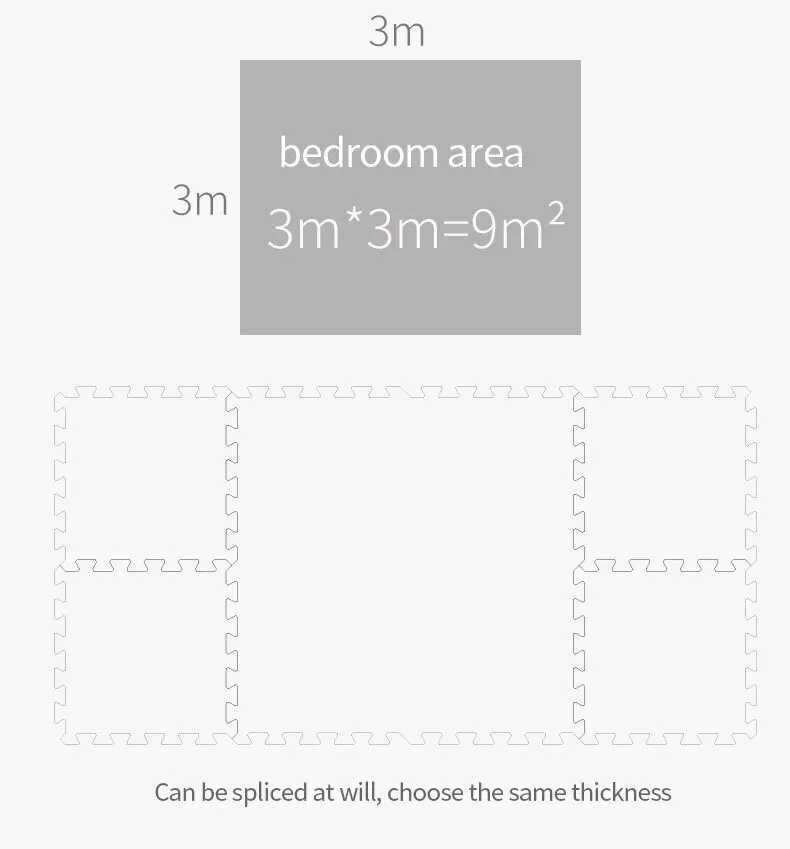 816PCS Baby Play Mats EVA Foam Puzzle Mat Children Room Activities Mat For Baby Interlock Floor Carpet 3030CM C2509261