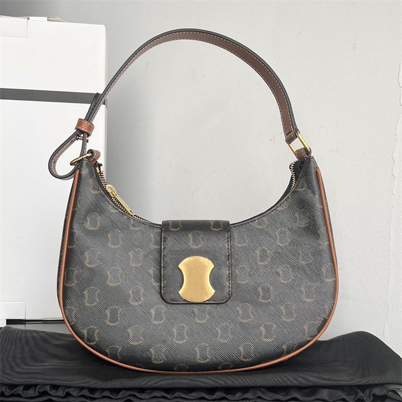 Top quality Designer bags Luxury handbags AVA Underarm bag Womens leather crossbody Shoulder Bag fashion Clutch tote half moon bag lady Evening Bags Wallets