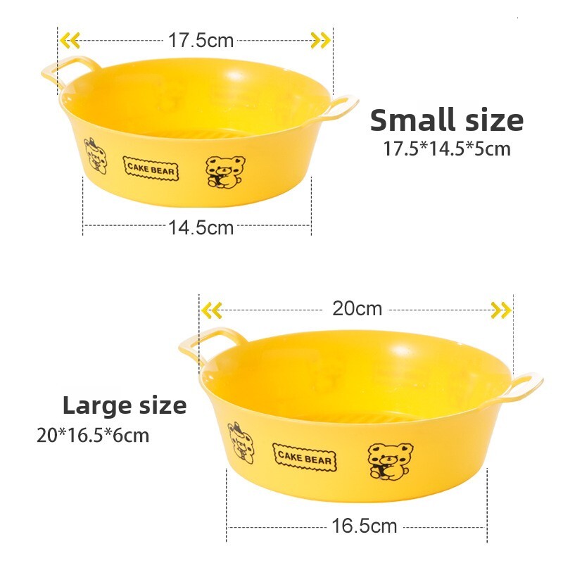 New with Handle, PP Material, Available in Various Sizes, Pet Dog Water Bowl, Cute Large Cat Food Bowl