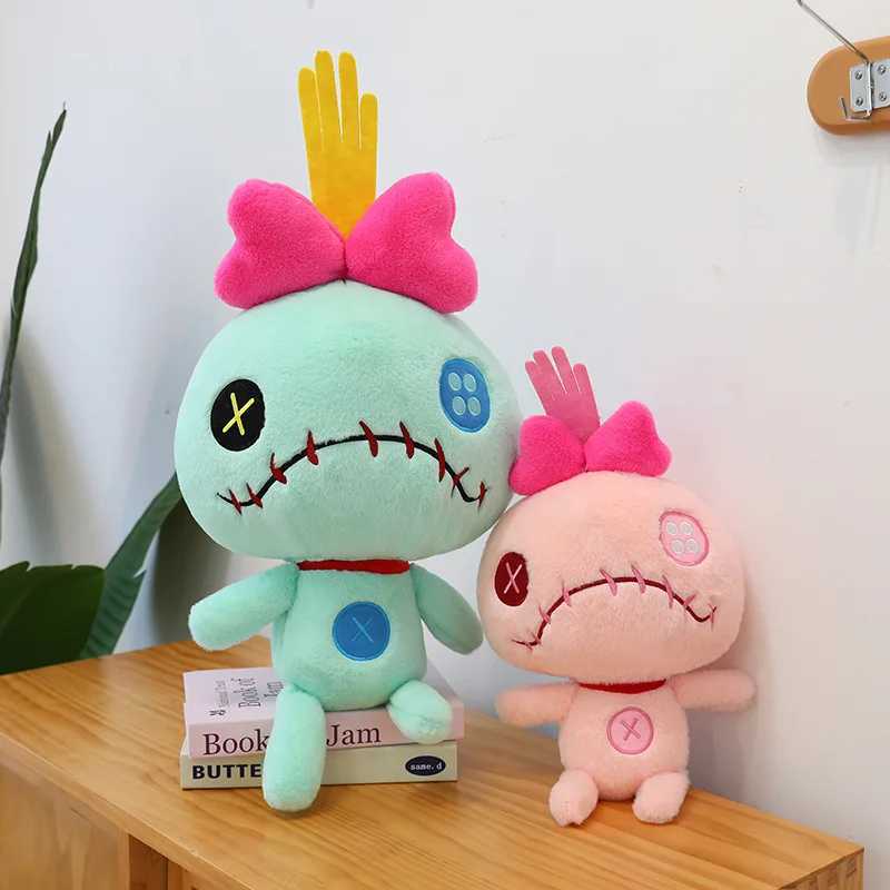 35cm KAWaii Plush Toy Scrump Green Pink Soft Stuffed cartoonRoom Decoration Pillow Plushies Doll Boy Girl Birthday Gifts Y250925