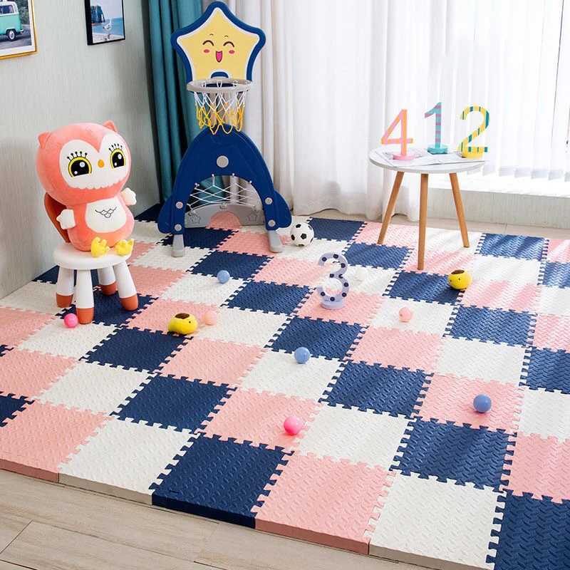 216Pcs Foam Baby Puzzle Floor Mat 3030125CM Kids Carpet Interlocking Exercise Tiles Rugs Floor Tiles Rug Bebe Mattress Mat C250926