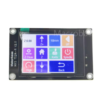grbl 32 bit CNC shield controller ESP32 WIFI MKS DLC32 offline control panel TS24 touchscreen for laser marking machine