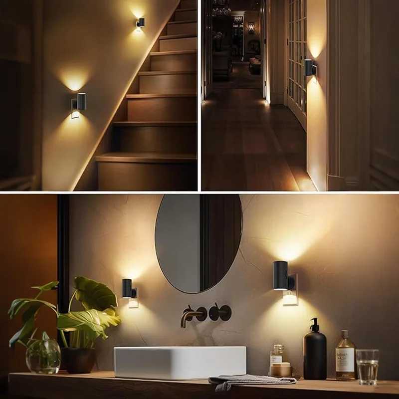 Night Lights Plug Into Wall Dimmable LED Night Lamp Automatic Bedside Lamp with Auto Light Sensor for Bathroom Hallway Decor C250925