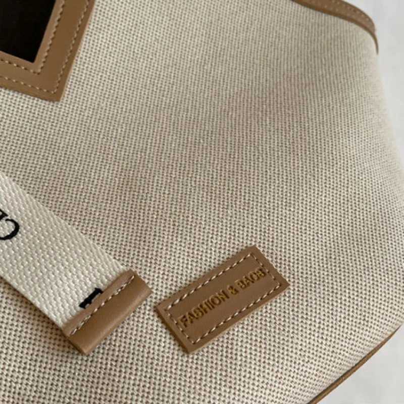 Large Capacity Bag for Womens New Minimalist Canvas Tote Bag Versatile Commuting College Student Class Shoulder Bag HandbagW250926