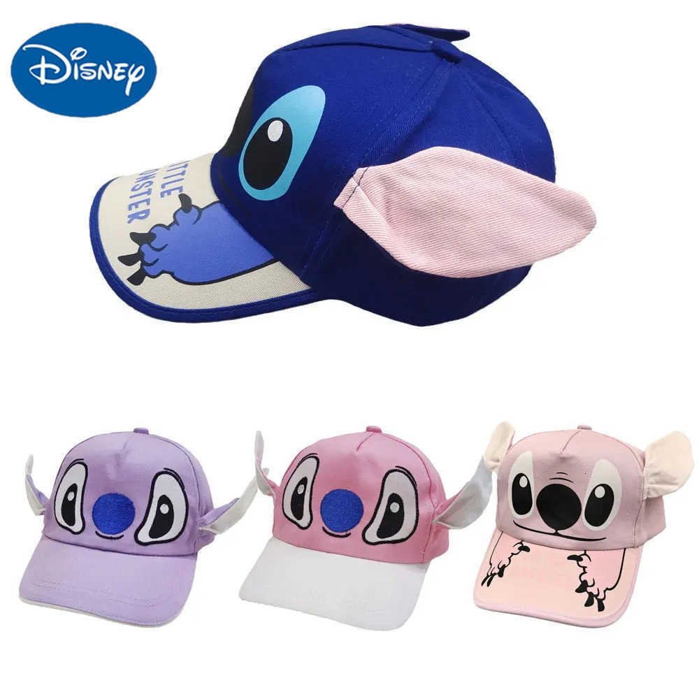 Disney Star and Stitch Baseball Cap Summer Adjustable Sun Hat Cute Retro Cartoon Anime Hat Boys and Girls Hat Adult Gift H250926