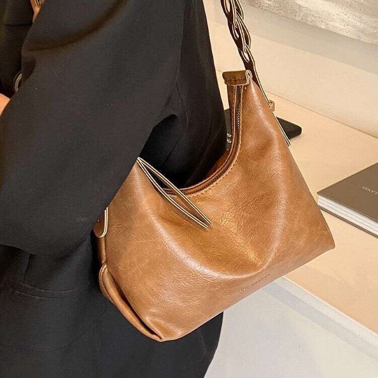 Trendy Underarm Bag - Vintage Shoulder Purse For Women, Spacious Handheld Tote & Premium Everyday Crossbody