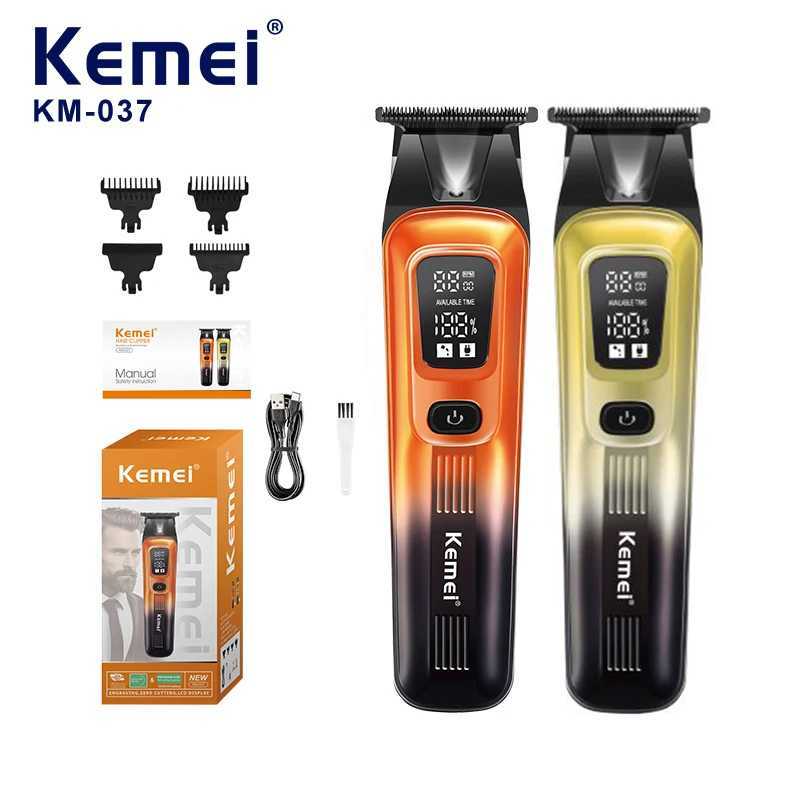 Kemei Electric Hair Clipper Mens Home Hair Clipper Fast Charging Beard Trimmer Carving Hair Clipper KM037 R250926