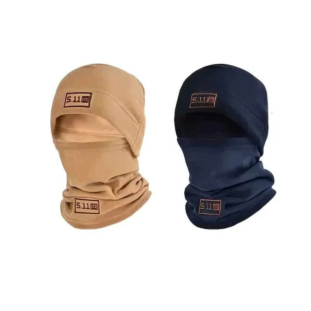 Winter Warm Outdoor Fleece Hat Scarf Thickened Autumn and Winter Men and Women Coldproof Warm Mountaineering Riding Mask Set Z250926