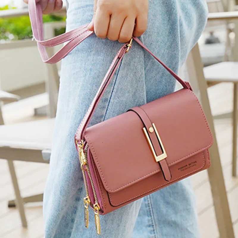 PU Womens Mobile Phone Bag Fashionable and Multifunctional Womens Bag Trendy and Retro Shoulder Bag Z250926