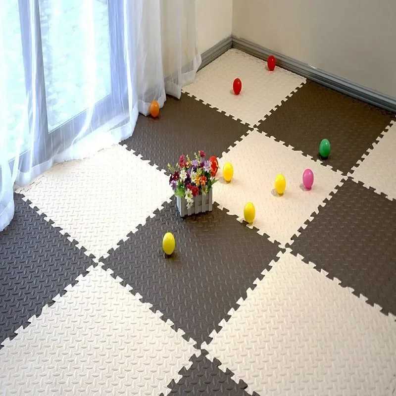Baby Protection Floor Childrens Foam Puzzle Game Mat EVA Non Slip Living Room Mat Childrens Play Mat Home Decoration 16pcs C250926