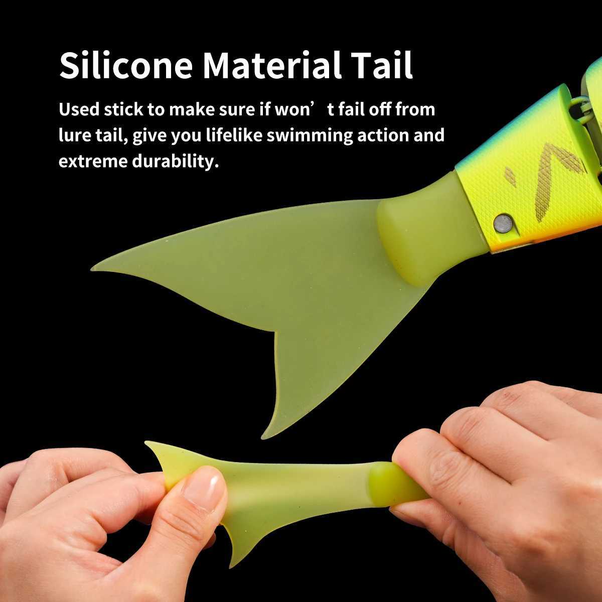 Johncoo 4 sections Swimming Fishing lure Jointed Fishing Lure Predators Bait 25cm 105g Floating lure Wobbrs W250926