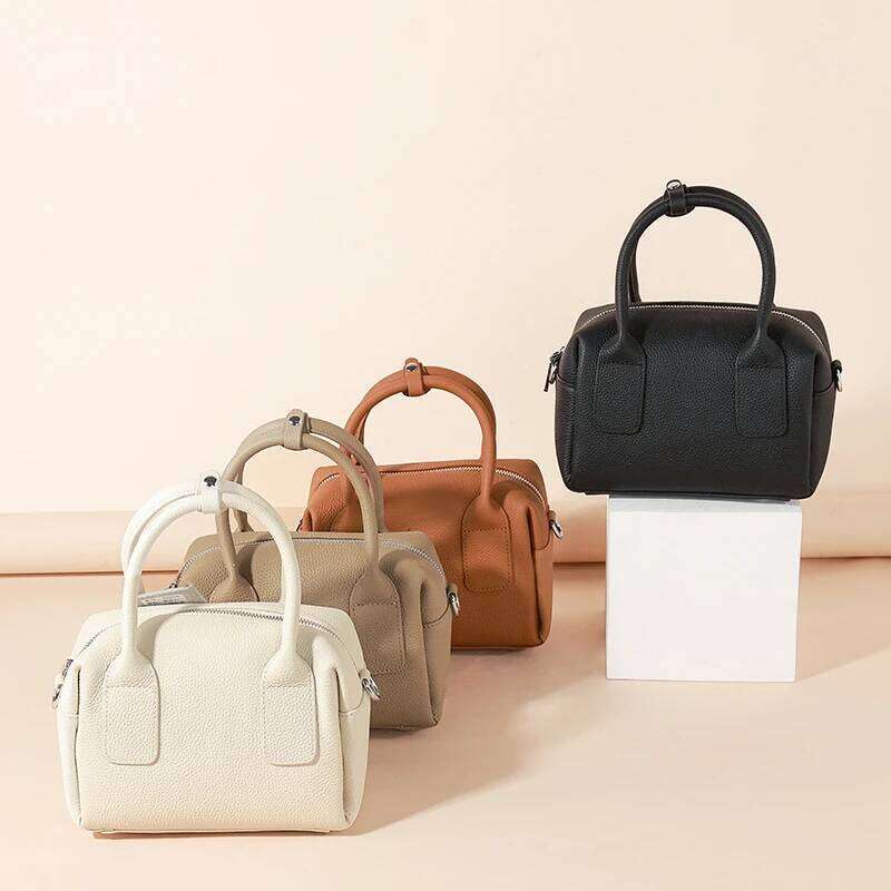 Ladies Retro Underarm Soft Cowhide Crossbody Bags Women's Cow Real Leather Shoulder Bag Female Fashion Designer Handbags Suotong2509