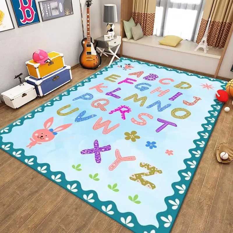 Childrens Play Crawl Mat Letters and Numbers Carpet Living Room Sofa Coffee Rug Cartoon Early Education for Children Floor Mats C250926