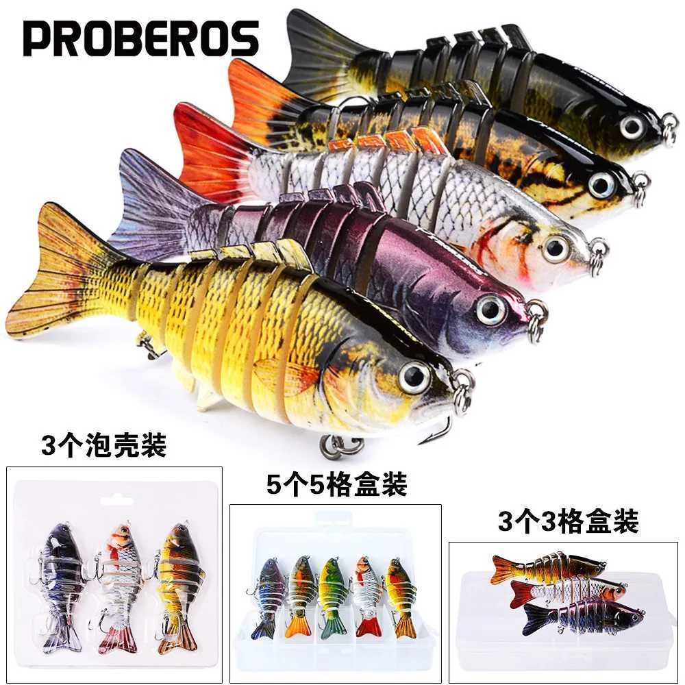 Mini Multi Jointed Swimbait Fishing Lure Fxib Fish Bait Bionic Crankbait Sinking Pesca Pike Bass Tack W250926