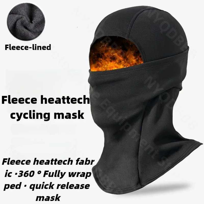 Winter Skiing Headgear for Warmth Outdoor Sports Windproof and Cold Proof Motorcycle Fleece Face Protection Bicycle Riding Mask Z250926