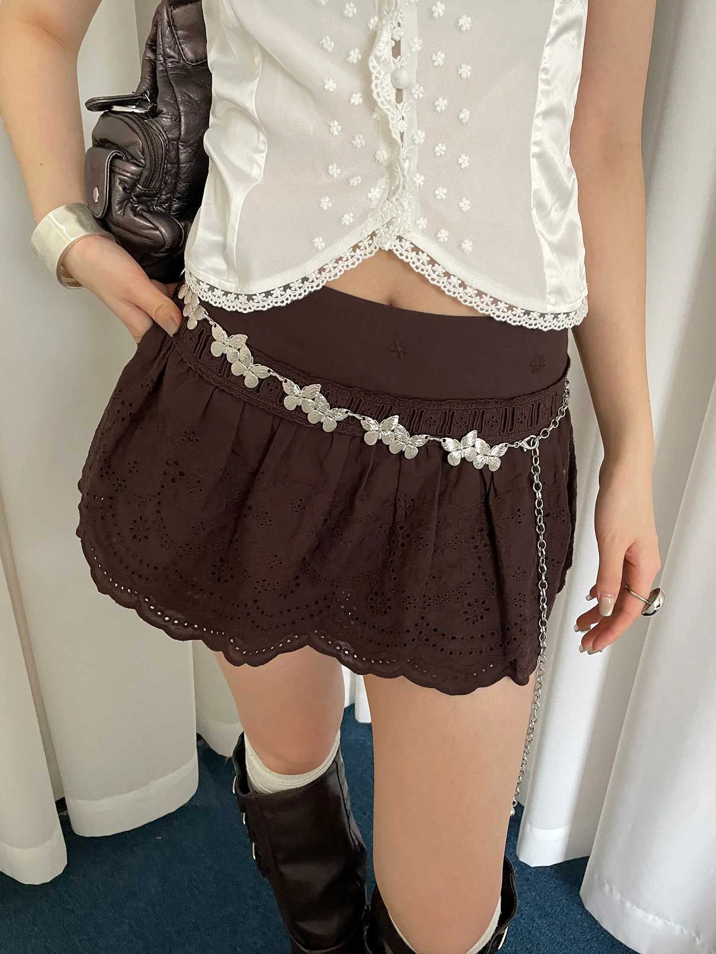 Bohme Style Metal Butterfly Waist Chain For Women A Niche Accessory With A HighEnd Feel For Skirts And Jeans Versatile Belt L250926