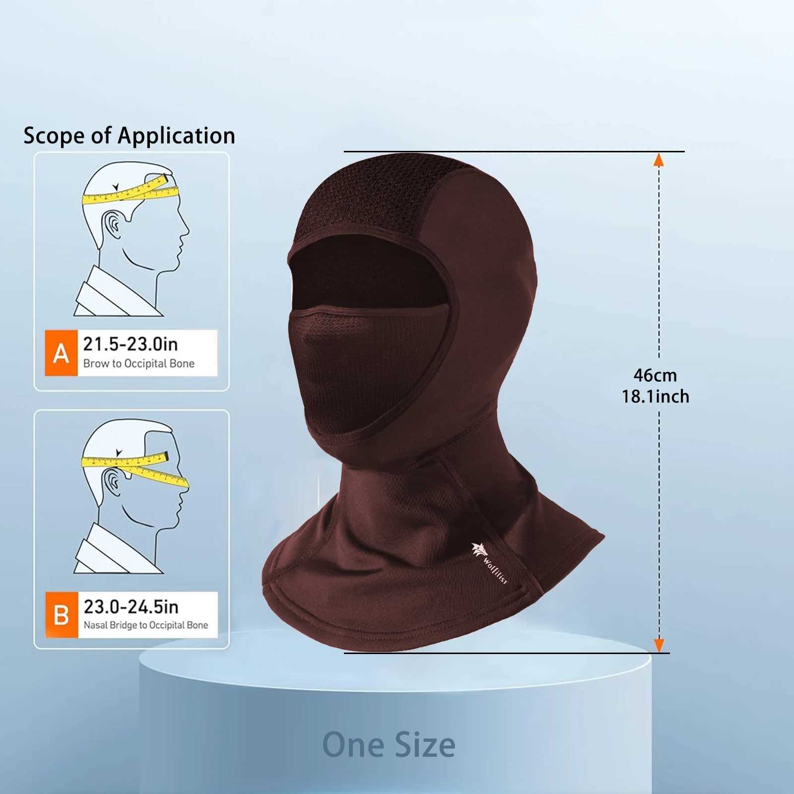 Ski Mask for Men Women Winter Balaclava Face Mask Fleece Lined Thicker Ski Mask Windproof Neck Gaiter for Cycling Skiing Z250926