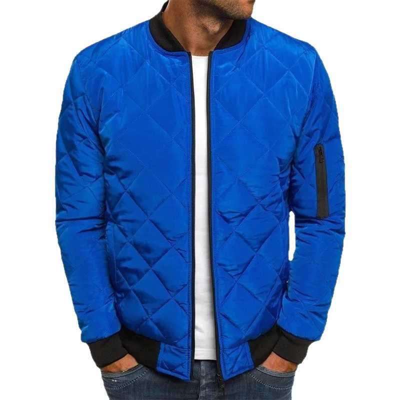 British Style Mens Cotton Jacket Thick and Warm No Ironing Cotton Jacket Fashionable Cardigan Design Casual Cotton Jacket W250926