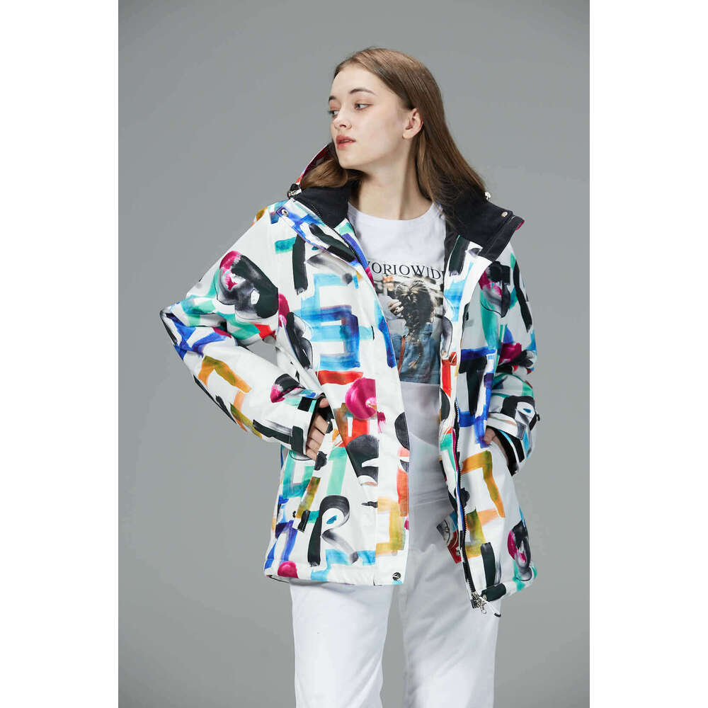 Snowsuit Double Board Windproof Waterproof Outdoor Skiing Warm Freestyle Ski Jackets