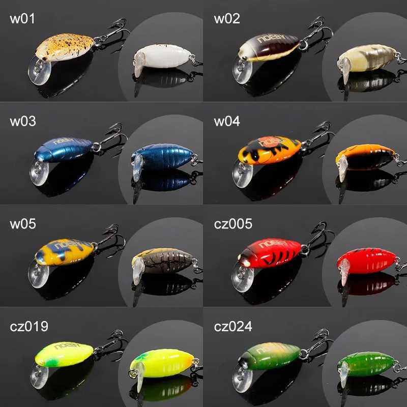 Noeby Floating Insect Minnnow 28mm 2g Lipss Crankbaits Wobbrs Artificial Hard Bait Pike Trout Fishing Bait W250926