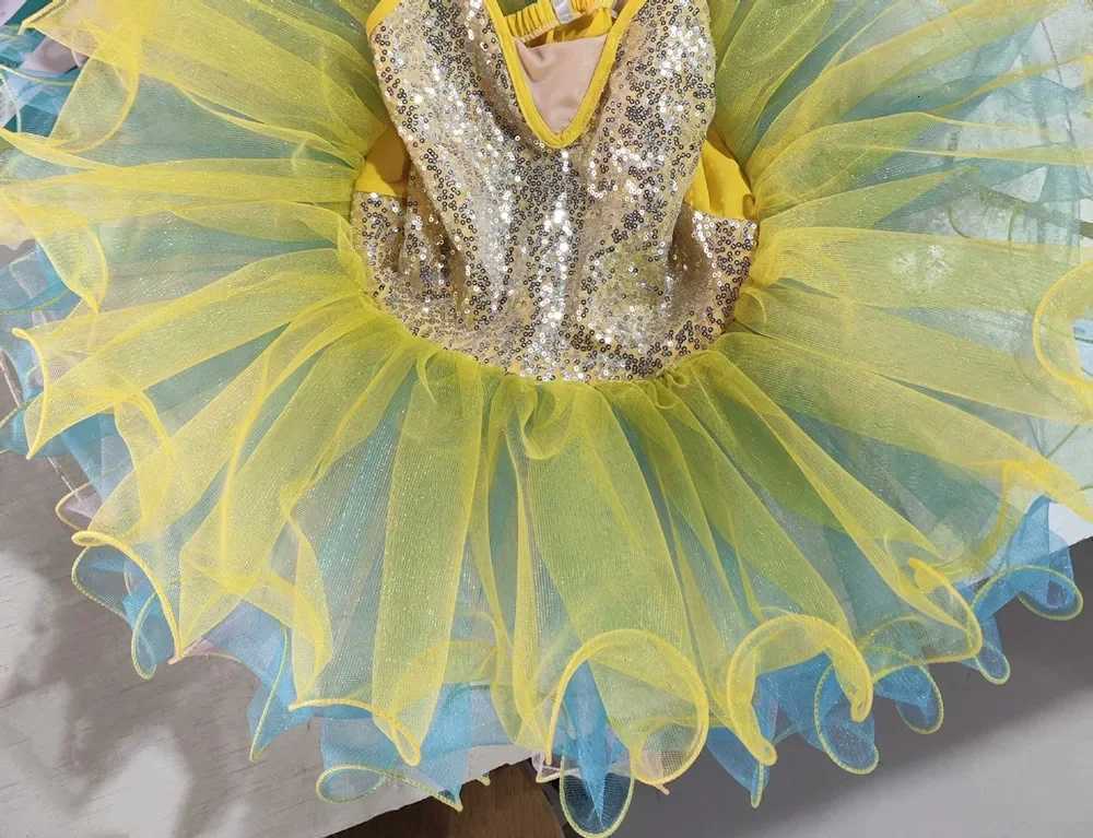 Summer Ballet Dance Dress Girl Stage Tutu Girls Dresses Costume Baby Clothing Robe Fille Kids Outfit Vestidos Childrens Day Z250926