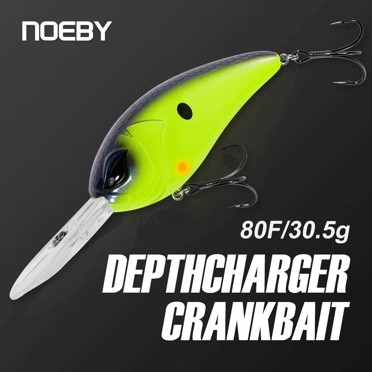 NOEBY Deep Diving Crankbait 8cm 305g Floating Minnow Fishing Lure Artificial Hard Bait for Bass Pike Saltwater Fishing Lure W250926