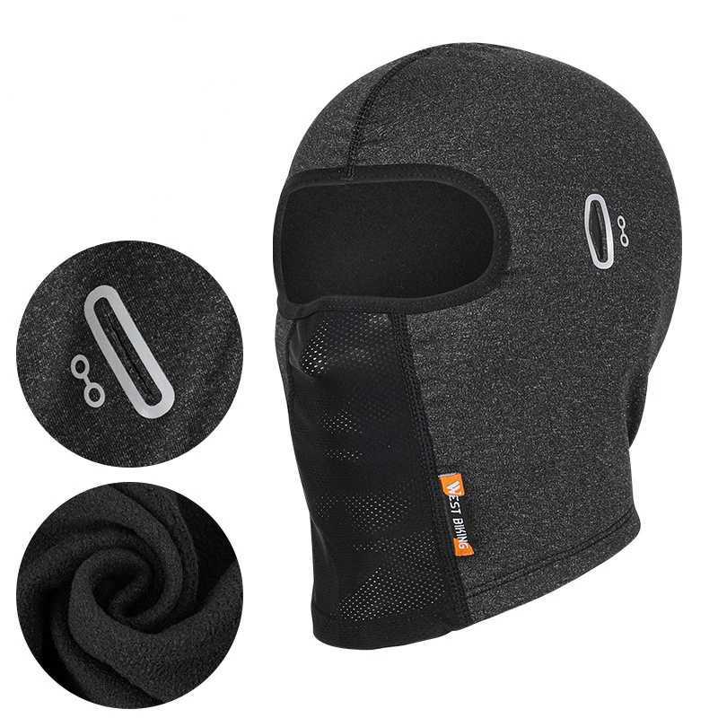 Balaclava Winter Cycling Face Mask Motorcycle Helmet Riding Headgear Breathable Warm Windproof Sport Headwear Hat Balaclava Mask Z250926