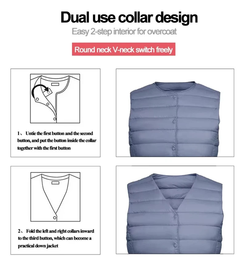 12 Colors Women Long Sleeves 90 White Duck Down Female Slim Warm Inner Ultra Lightweight Packable Ski Jacket Down Liner Jackets 250917