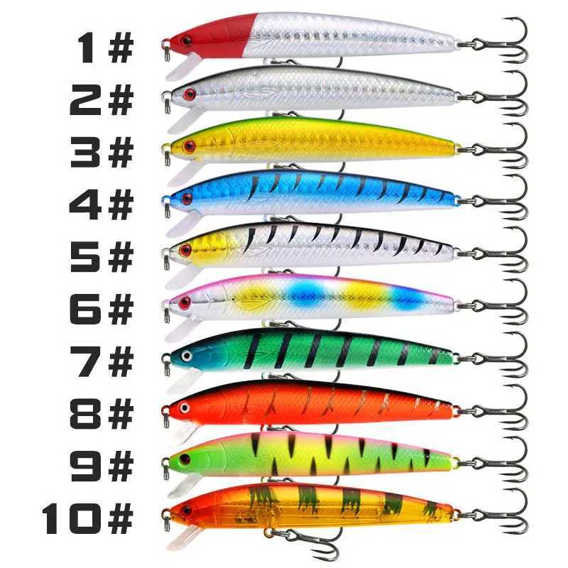 10 Pcs Fishing Lure Set Mini Fishing Hard Bait Minnow Floating Swing Crankbait Crazy Wobbrs Artificial Bionic Crank Lures W250926