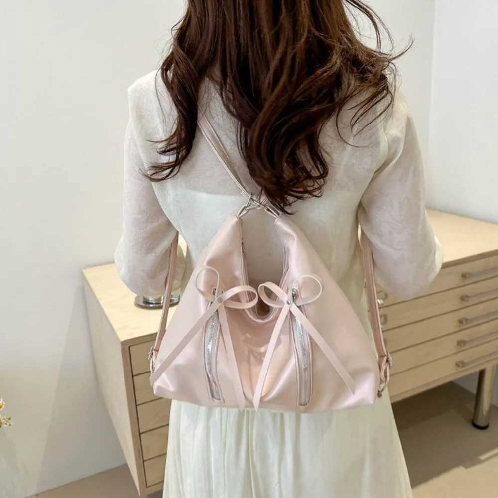 Fashion 2in1 Shoulder Bag Bowknot Backpack Large Capacity Outing Beach Bag Totes Bag Casual Underarm Bag Commuting Bag Z250926