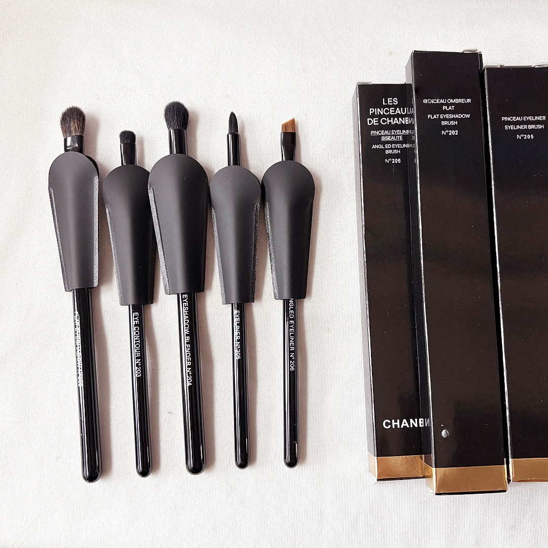 Luxury Eye Makeup Brushes 202 203 204 205 206 Eyeshadow Smokey Liner Angled Brow Cosmetic Brushes