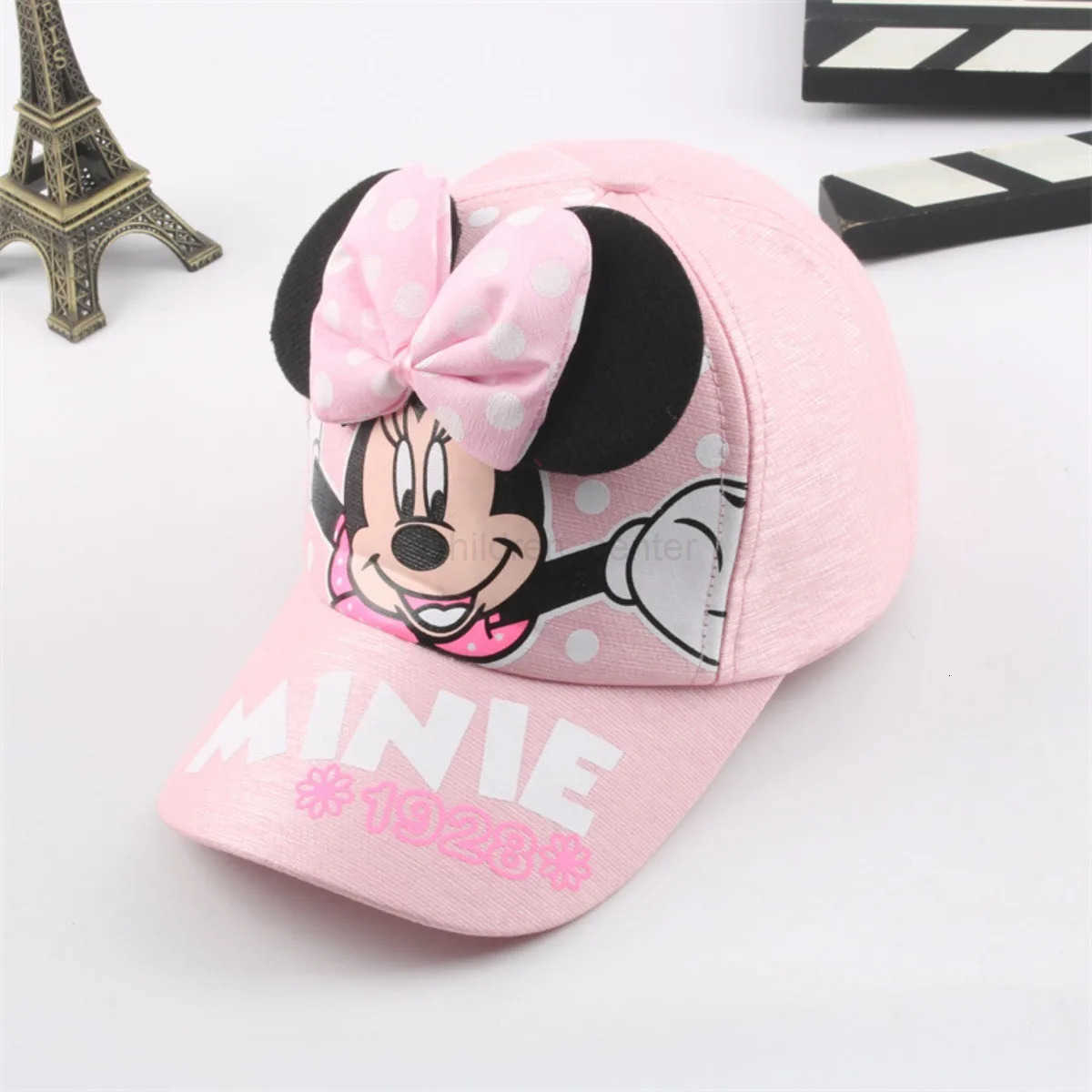 Disney Children Mickey Minnie Cartoon Baseball Cap Peaked Caps Baby Girls Boys Adjustable Kids Princess Hat Festival Gift H250926