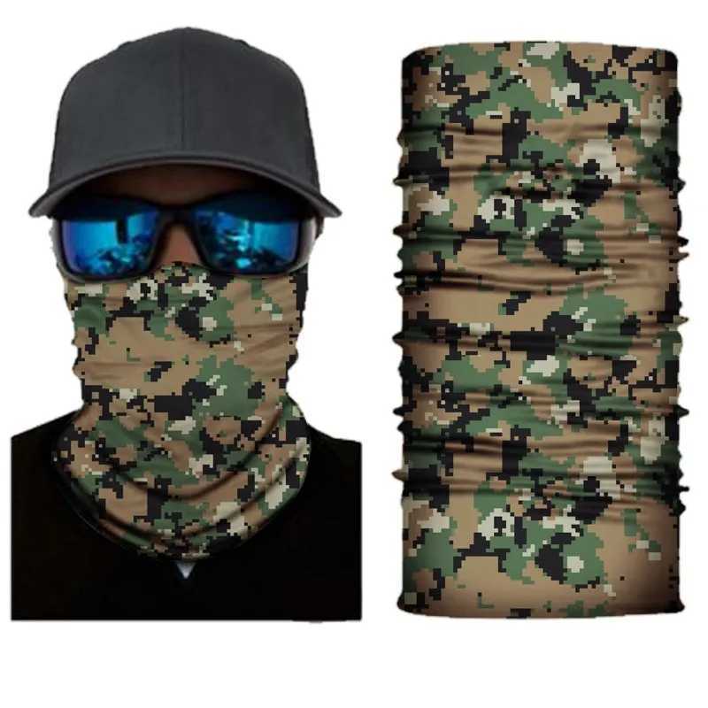 30 Kinds of Camouflage Mountaineering Neck Scarves Outdoor Riding Windproof Mask Summer Sun Protection Headscarf Z250926