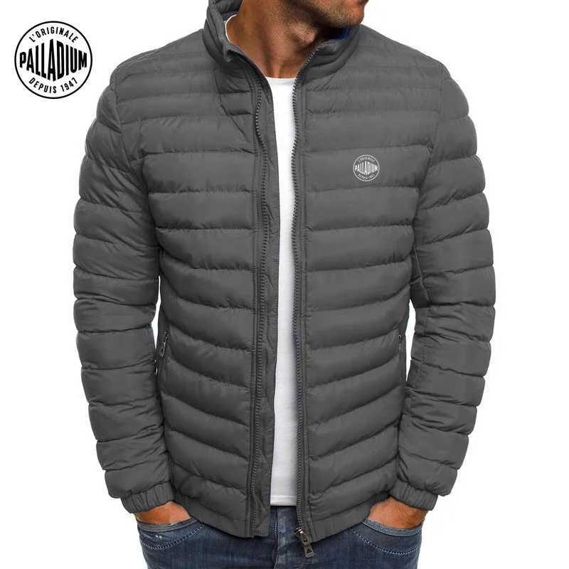 Palladium Mens Warm Down Jacket Brand Casual Fashion Coat Standing UR Winter W250926