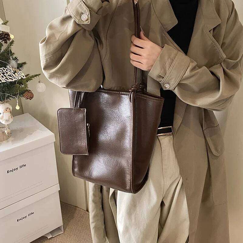 PU Leather Underarm Bags For Women Winter Y2k New Trend Designer Females Fashion Shoulder Bag Handbags suotong2509