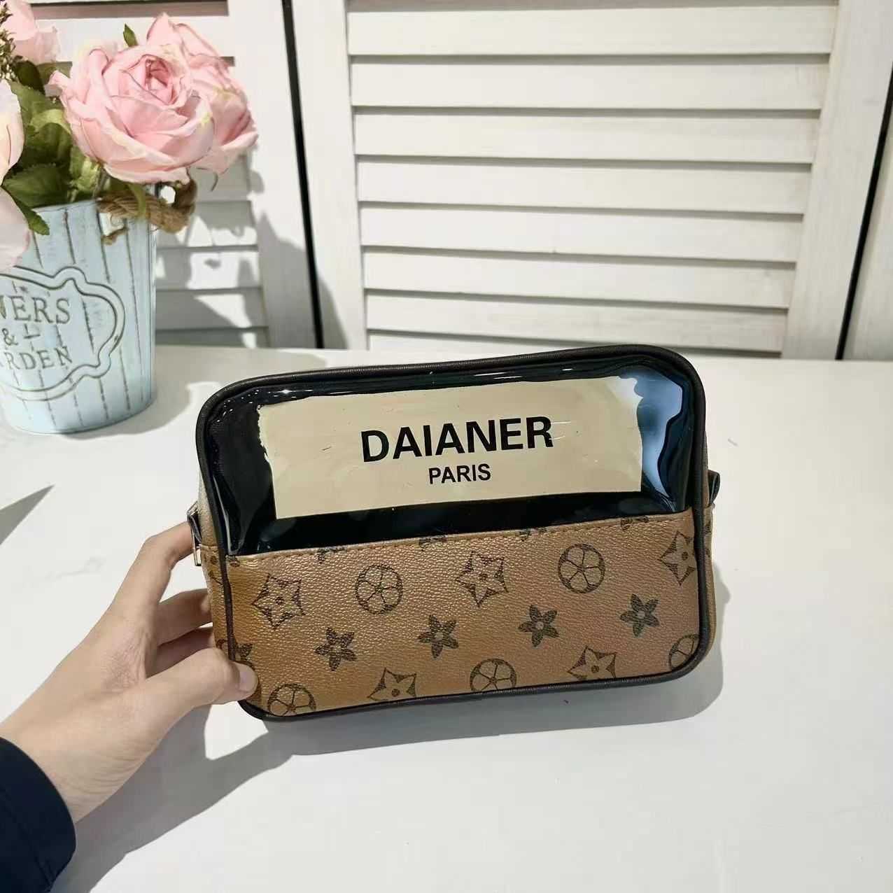 luxcury Women's Large Size Clear Makeup Organizer - Durable Cosmetics Holding Tote